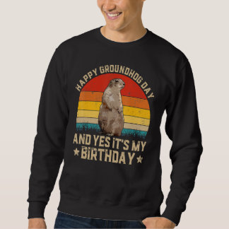 Happy Groundhog Day Lovers Costume Boys Girls Sweatshirt