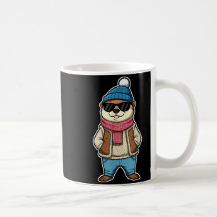 Happy Groundhog Day Shadow Cute Groundhog Funny Coffee Mug