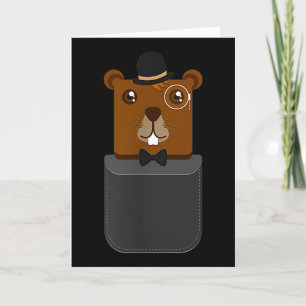 Happy Groundhog Day Shirt In Your Pocket Card
