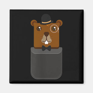 Happy Groundhog Day Shirt In Your Pocket Magnet