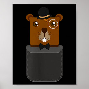 Happy Groundhog Day Shirt In Your Pocket Poster