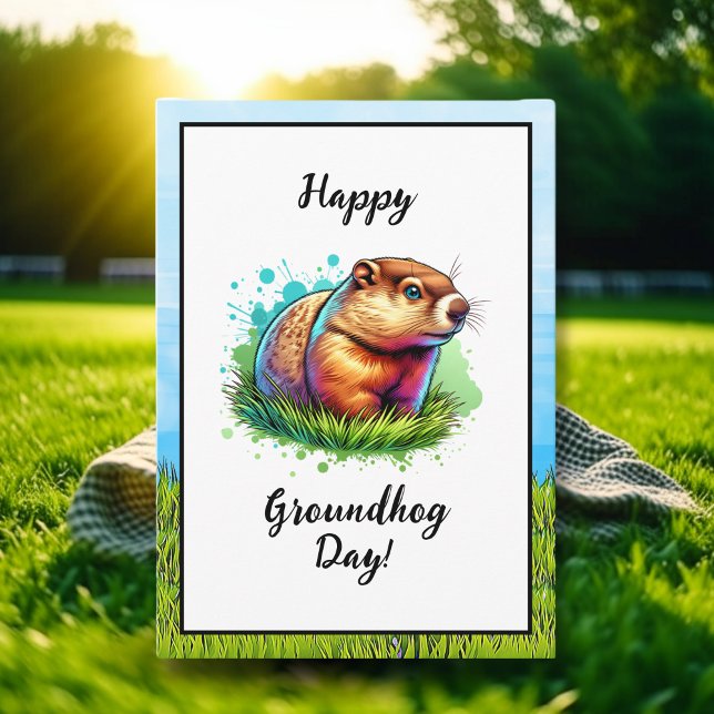 Happy Groundhog Day | Tradition Explained Inside Card (Creator Uploaded)