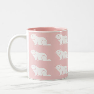Happy Groundhog Day Two-Tone Coffee Mug