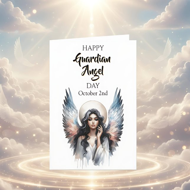 Happy Guardian Angel Day | (Hispanic) Card (Creator Uploaded)