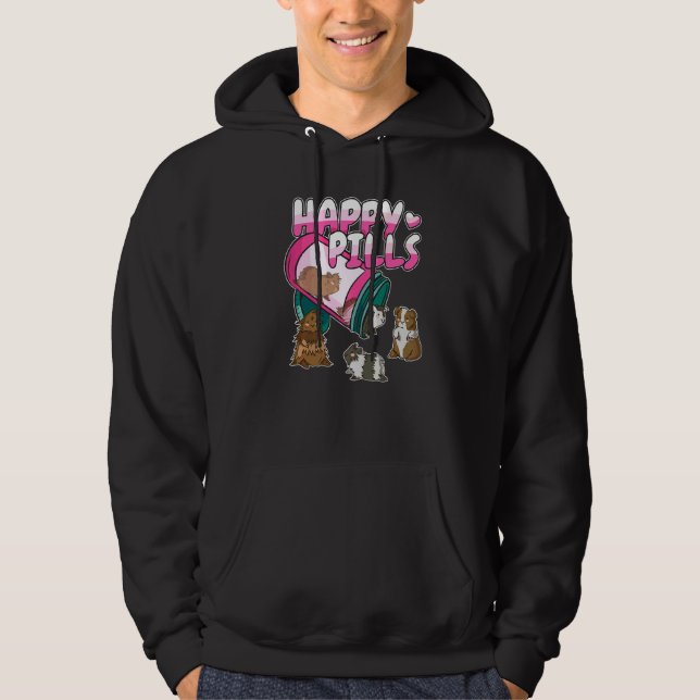 Happy Guinea Pigs   Hoodie (Front)