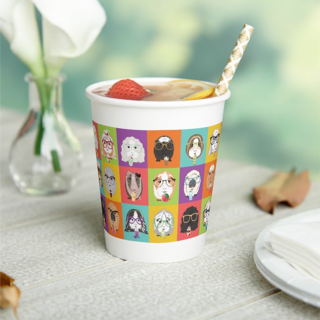 Happy Guinea Pigs Paper Cups (Insitu)