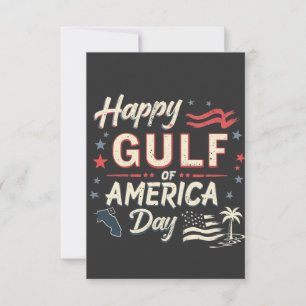Happy Gulf of America's Funny Patriotic Invitation