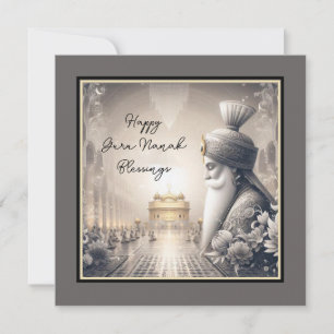Happy Guru Nanak Blessings Card