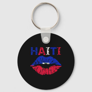 Happy Haitian Flag Day Haiti Independence Day 1804 Key Ring