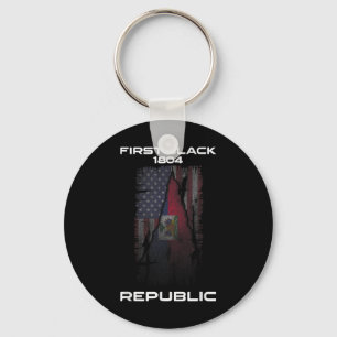 Happy Haitian Flag Day Prize Love Haiti Haitian Fl Key Ring