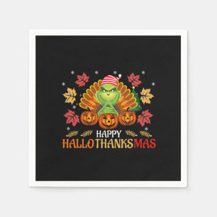 happy hallo thanksmas napkin