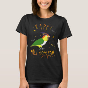 Happy Halloscream White Bellied Caique Witch Hat B T-Shirt