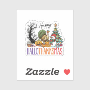 Happy Hallothanksmas Clipart