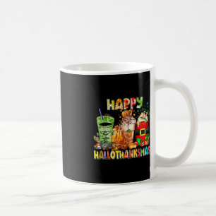 Happy Hallothanksmas Coffee Halloween Thanksgiving Coffee Mug