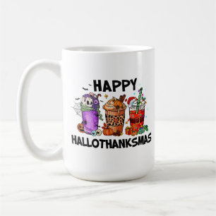 Happy HalloThanksMas  Coffee Mug