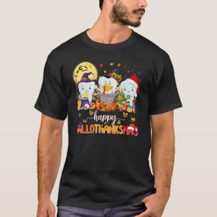 Happy HalloThanksMas Dental Boo Crew Dentist Assis T-Shirt