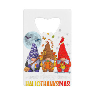 Happy Hallothanksmas Gnomes Halloween Thanksgiving