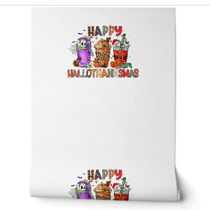 Happy Hallothanksmas Gnomes Halloween Thanksgiving Wallpaper