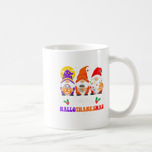 Happy Hallothanksmas Gnomes Lover Halloween Merry  Coffee Mug
