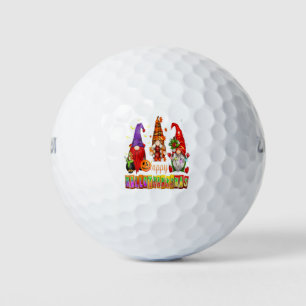 Happy Hallothanksmas Gnomes Lover Halloween Thanks Golf Balls