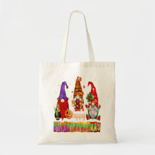 Happy Hallothanksmas Gnomes Lover Halloween Thanks Tote Bag