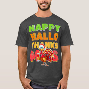 Happy Hallothanksmas Halloween Thanksgiving Christ T-Shirt