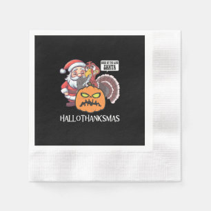 Happy Hallothanksmas Napkin