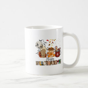 Happy Hallothanksmas Pumpkin Halloween Thanksgivin Coffee Mug