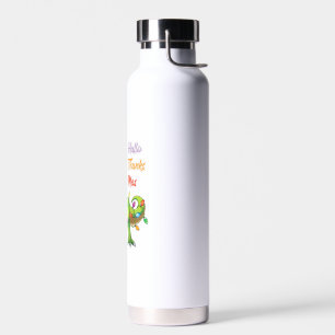 Happy Hallothanksmas T Rex Halloween Thanksgiving  Water Bottle