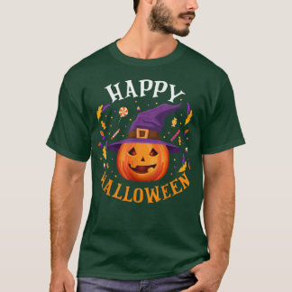 Happy Halloween 2022 Cute Pumpkin For Men Women Ki T-Shirt