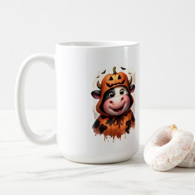 HAPPY HALLOWEEN 31 COFFEE MUG (With Donut)