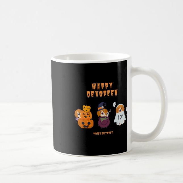 Happy Halloween 3 Patterns  Coffee Mug (Right)