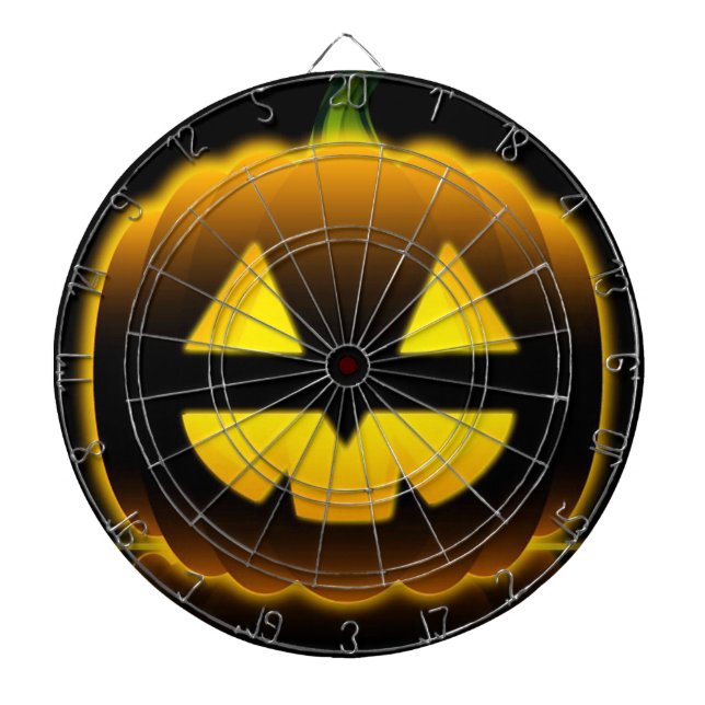 Happy Halloween 3C Dart Board (Front)
