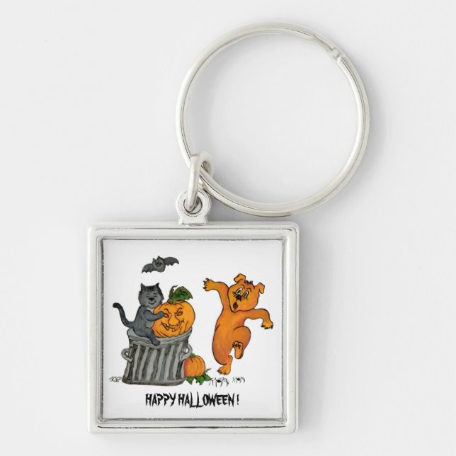Happy Halloween! 5 Key Ring (Front)