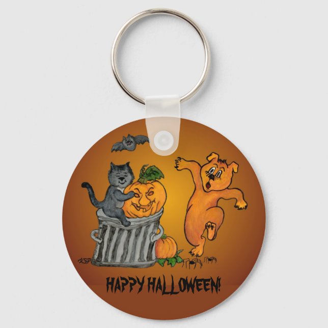 Happy Halloween! 5 Key Ring (Front)