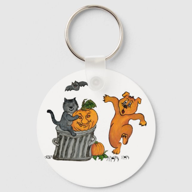 Happy Halloween! 5 Key Ring (Front)