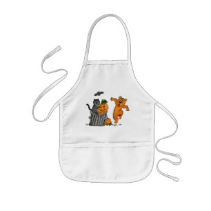 Happy Halloween! 5 Kids Apron