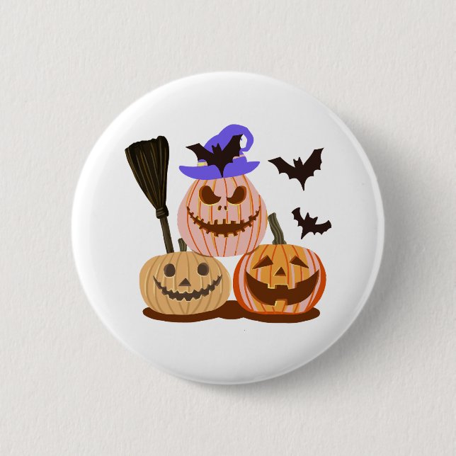 Happy Halloween          6 Cm Round Badge (Front)