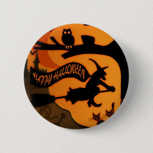 Happy Halloween 6 Cm Round Badge