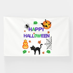 Happy Halloween 6x10 Vinyl Banner