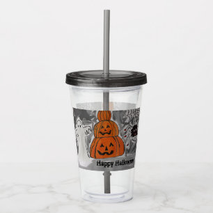 Happy Halloween Acrylic Tumbler
