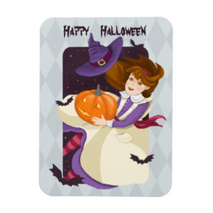 Happy Halloween Alice in Wonderland Magnet