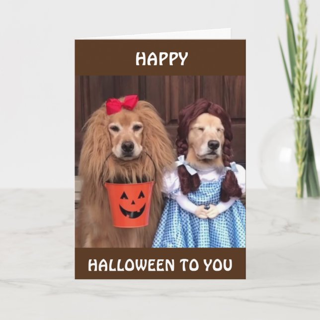 **HAPPY HALLOWEEN** ALL DRESSED UP FOR "YOU" CARD (Front)
