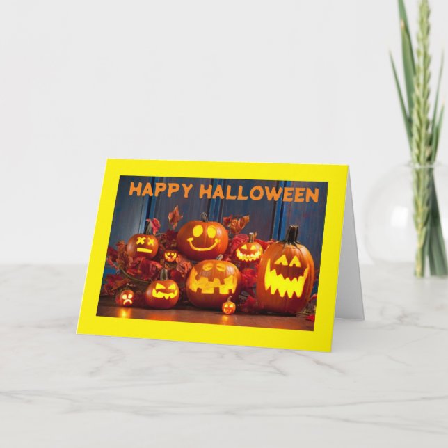 *HAPPY HALLOWEEN AND HAVE FUN* CARD (Front)
