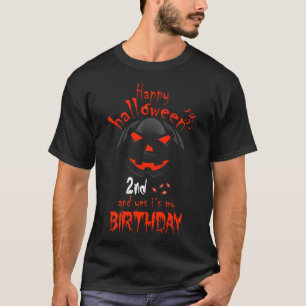 Happy Halloween And Yes It's My 2nd Birthday T-Shirt