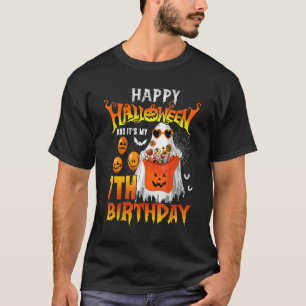 Happy Halloween And Yes It's My 7th Birthday Octob T-Shirt