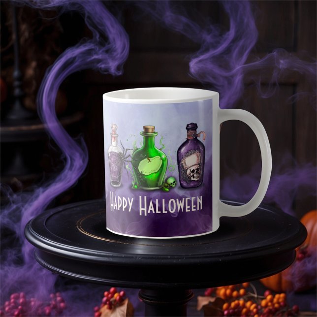 Happy Halloween Apothecary Jar Coffee Mug (Creator Uploaded)