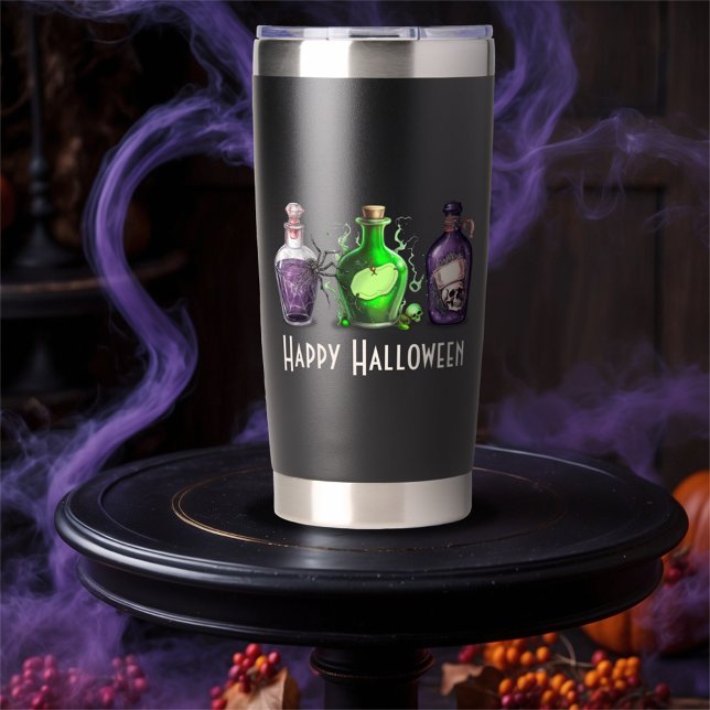 Happy Halloween Apothecary Jar Insulated Tumbler (Creator Uploaded)