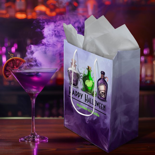 Happy Halloween Apothecary Jar Medium Gift Bag (Creator Uploaded)