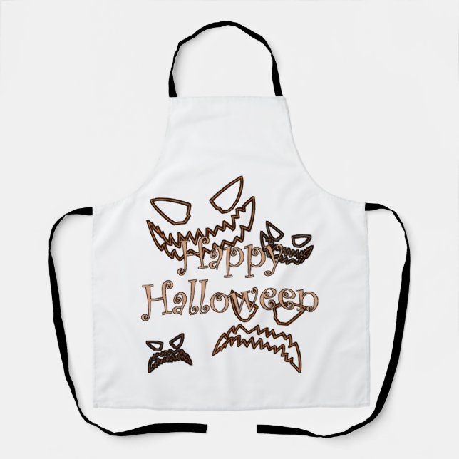happy Halloween Apron (Front)